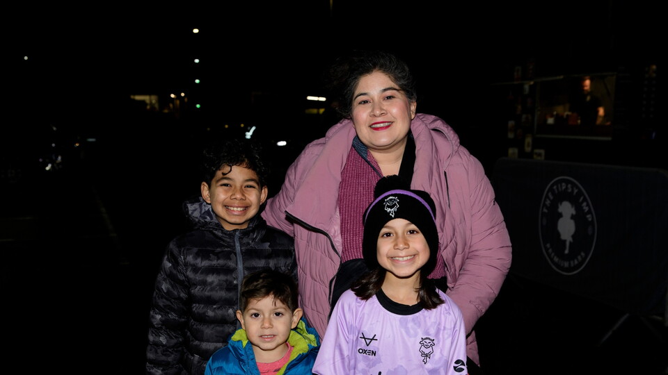 Lincoln City fans in the fan village prior to the EFL Sky Bet League One match between Lincoln City and Barnsley at LNER Stadium, Lincoln.