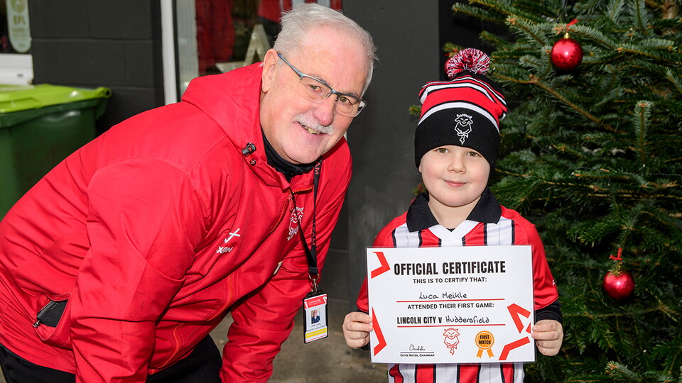 A fans image from City’s home game against Huddersfield Town.