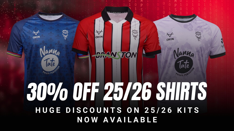 Lincoln City's shirts