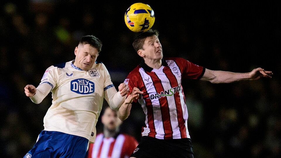 A match action image from City’s 1-1 home draw against Huddersfield Town.