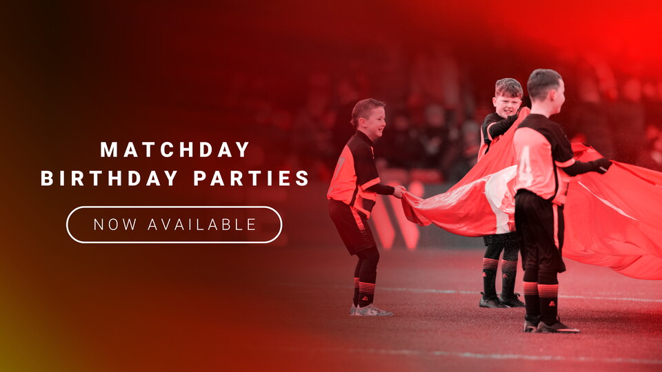 Matchday birthday parties
