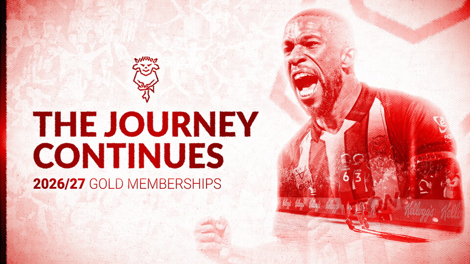 A graphic featuring a celebrating Tendayi Darikwa and words: "The journey continues"