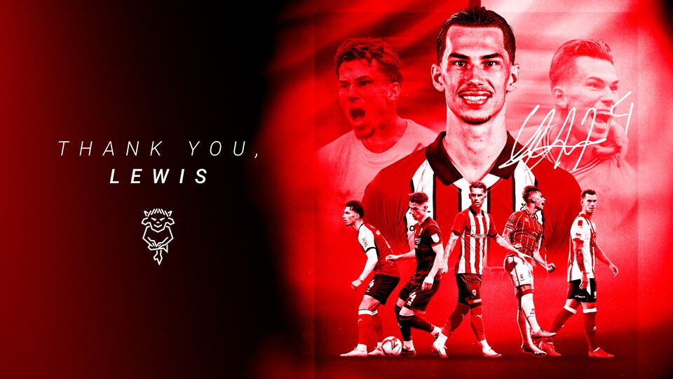 A graphic which reads "Thank you Lewis"