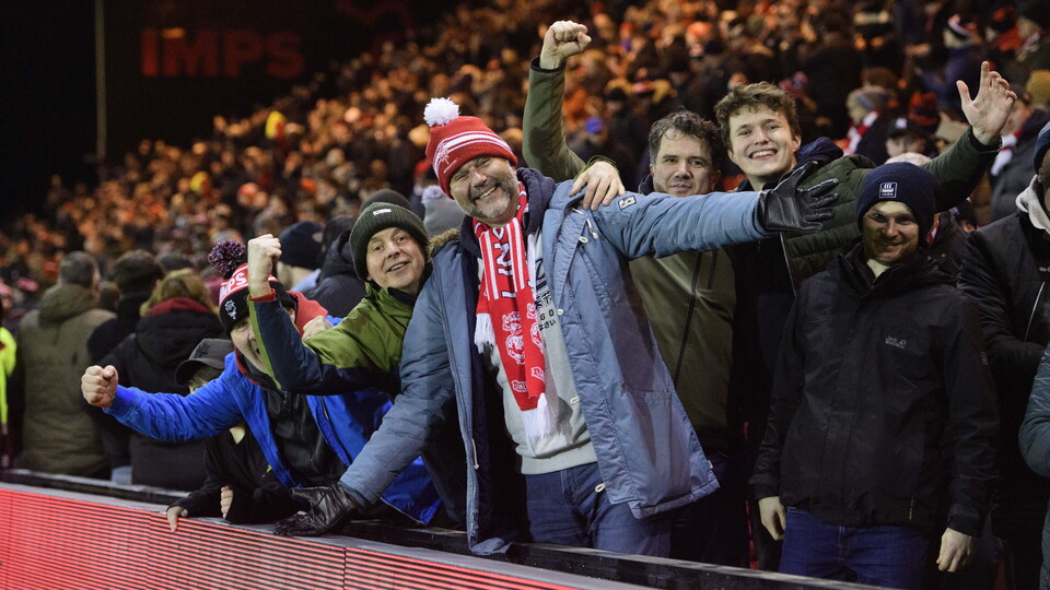 Lincoln City supporters