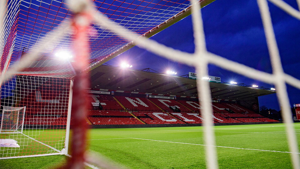 The LNER Stadium set up for a night game