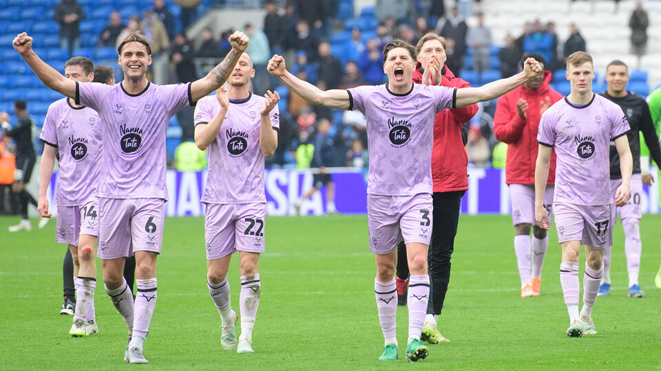A match image from City's 2-0 win at Cardiff