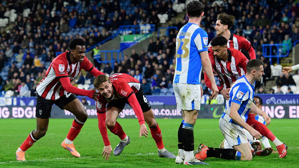 A match image from City’s 2-2 away draw at Huddersfield Town