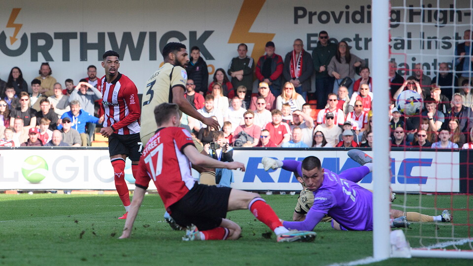 A match photo from City's 3-0 home win over Rotherham