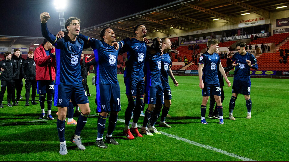 A match image from City’s win at Doncaster