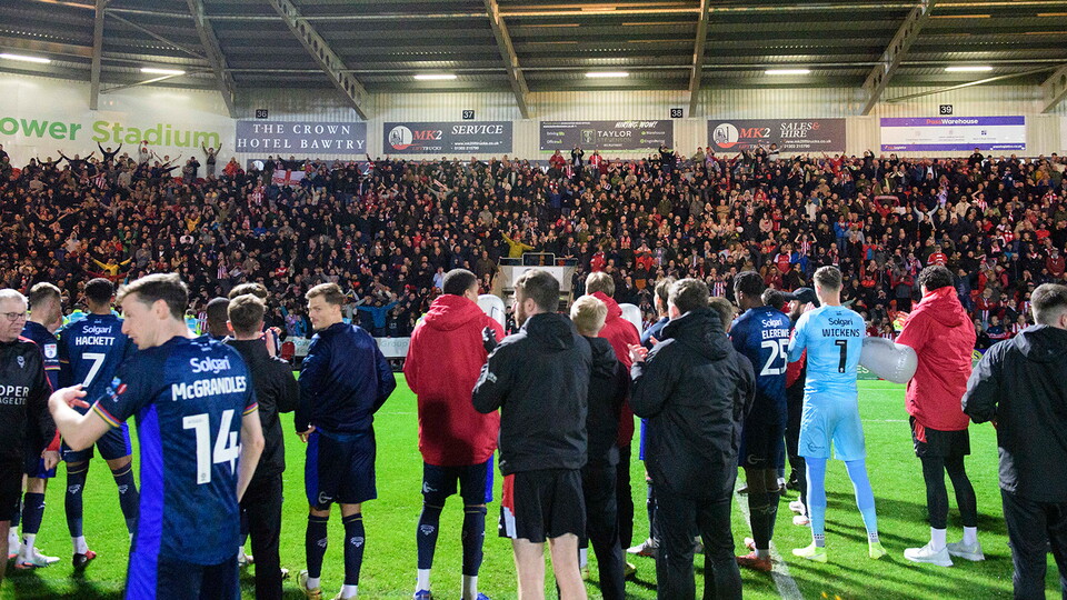 A fans image from City's away win at Doncaster