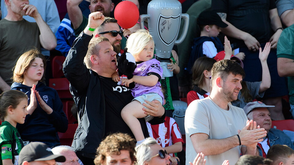 A fans photo from City's 4-3 win over Wycombe Wanderers