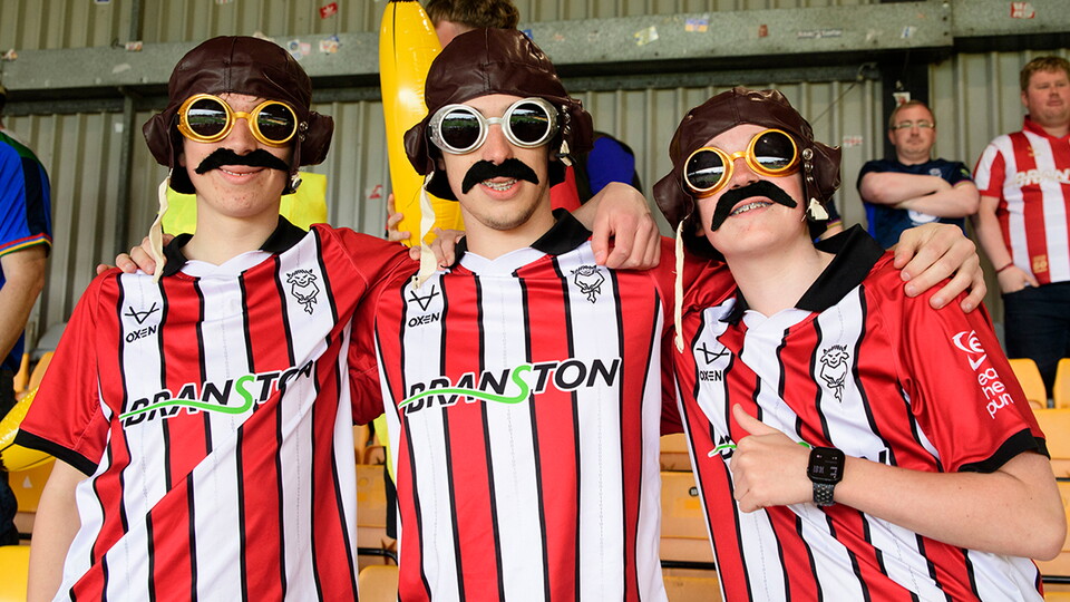 A fan image from City’s 2-0 win at Port Vale
