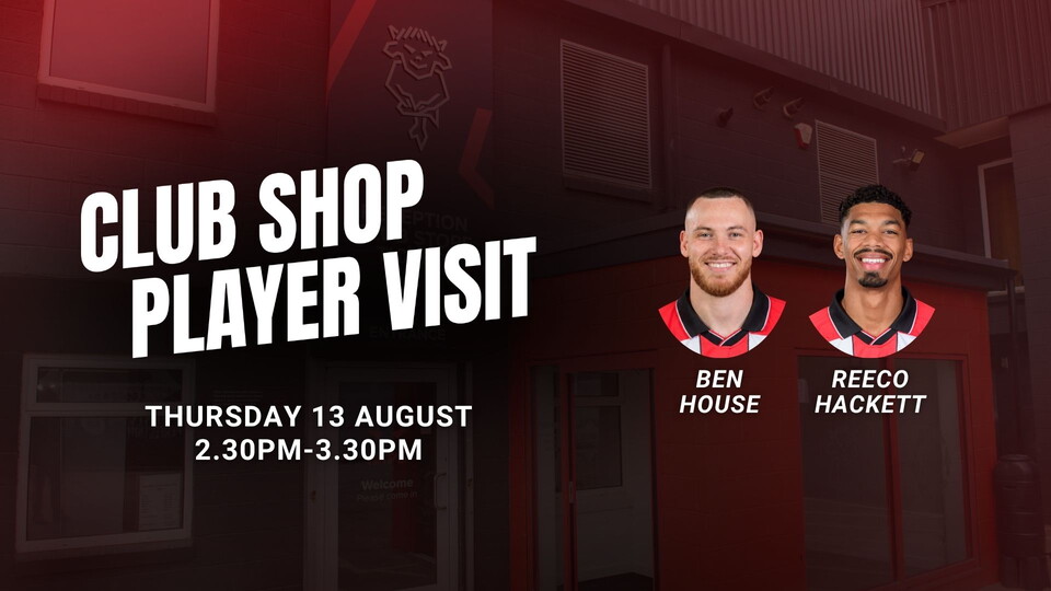Club shop player visit