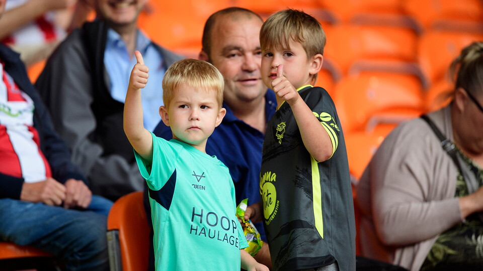 A fans photo from City's 4-1 win at Blackpool