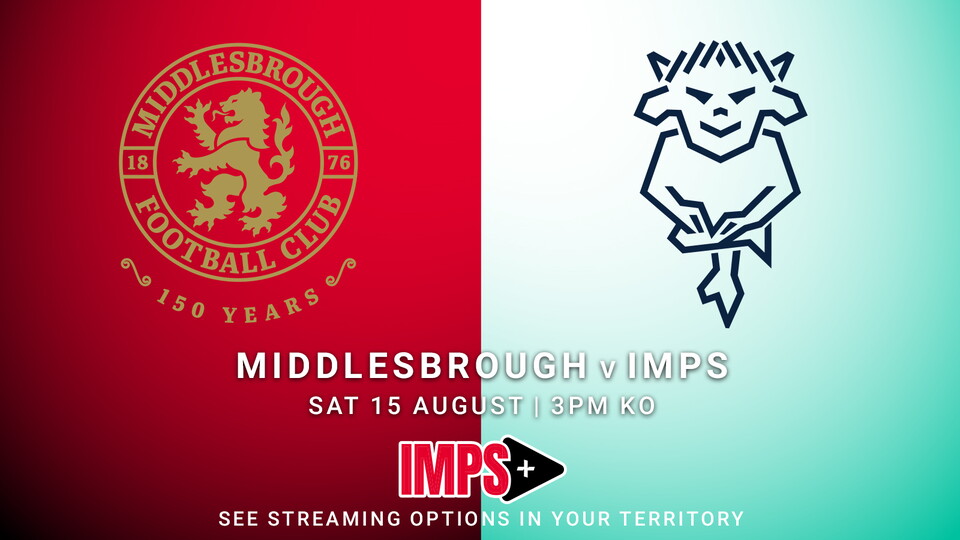 Middlesbrough v Lincoln City on Imps+