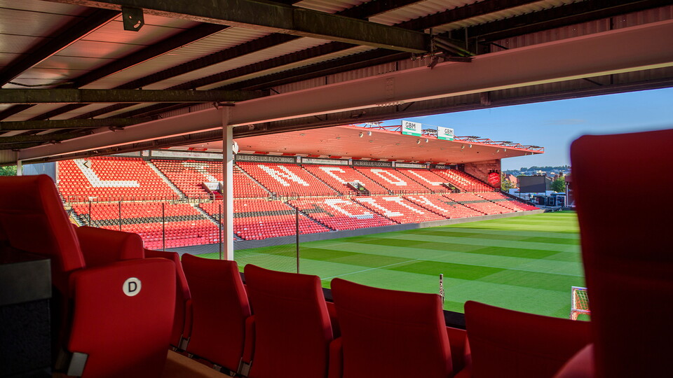 A view from inside the ProAmpac Stadium