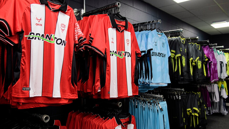 The club shop at ProAmpac Stadium