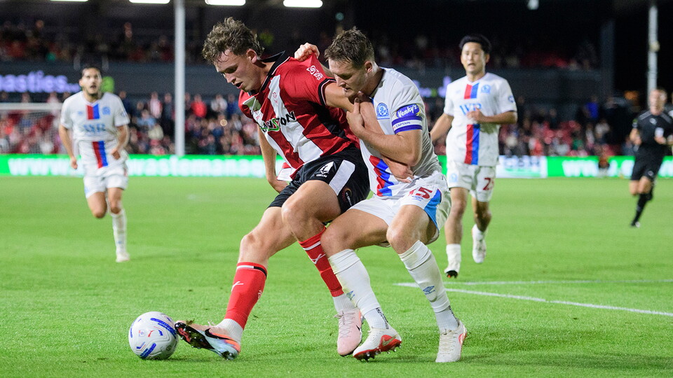 A match action photo from City's 0-0 home draw against Blackburn Rovers