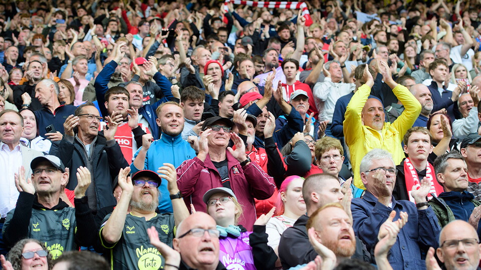 A fans photo from City’s 1-0 win at Preston