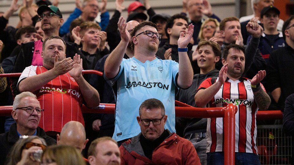 A fans photo from the Imps’ 1-0 win at Bristol City