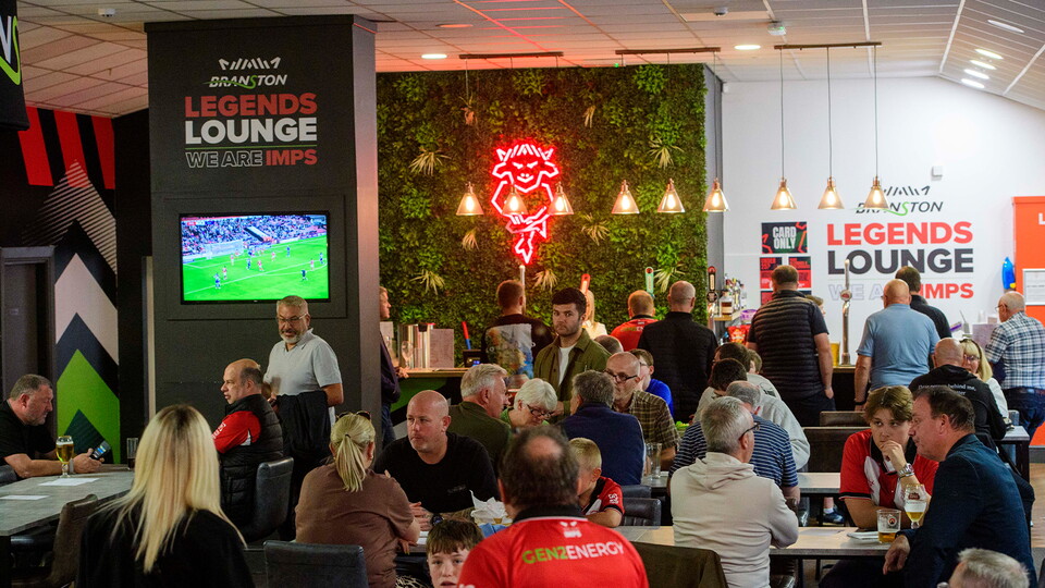 An inside view of the Branston Legends Lounge