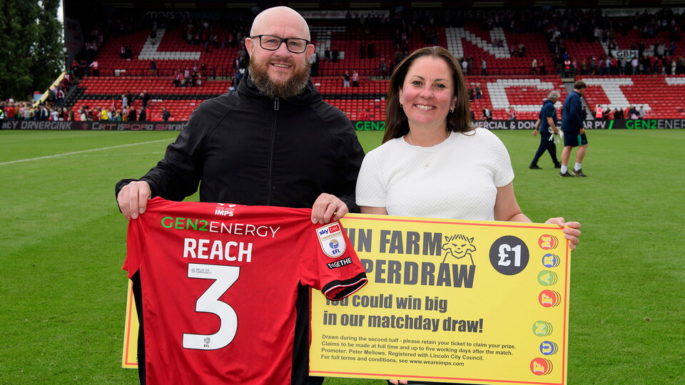 The winner of the Imps Superdraw for the home game against Southampton