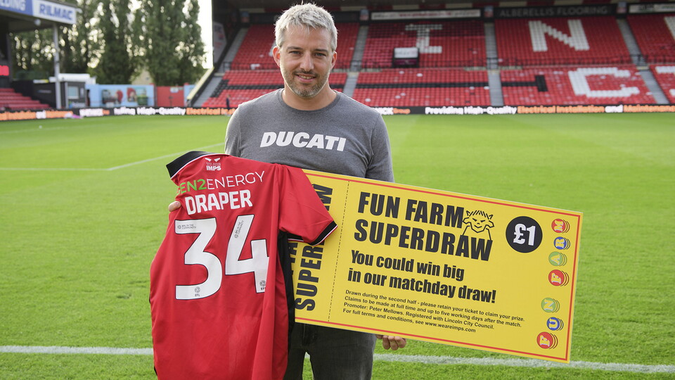 The Imps Superdraw winner for the match against Swansea City