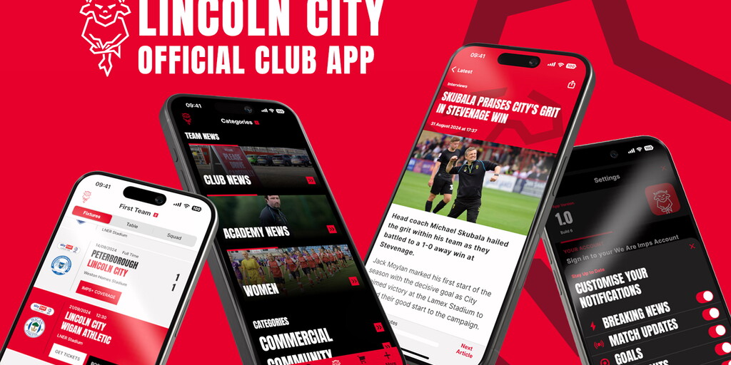 Download the new Lincoln City official app! | Lincoln City Football Club