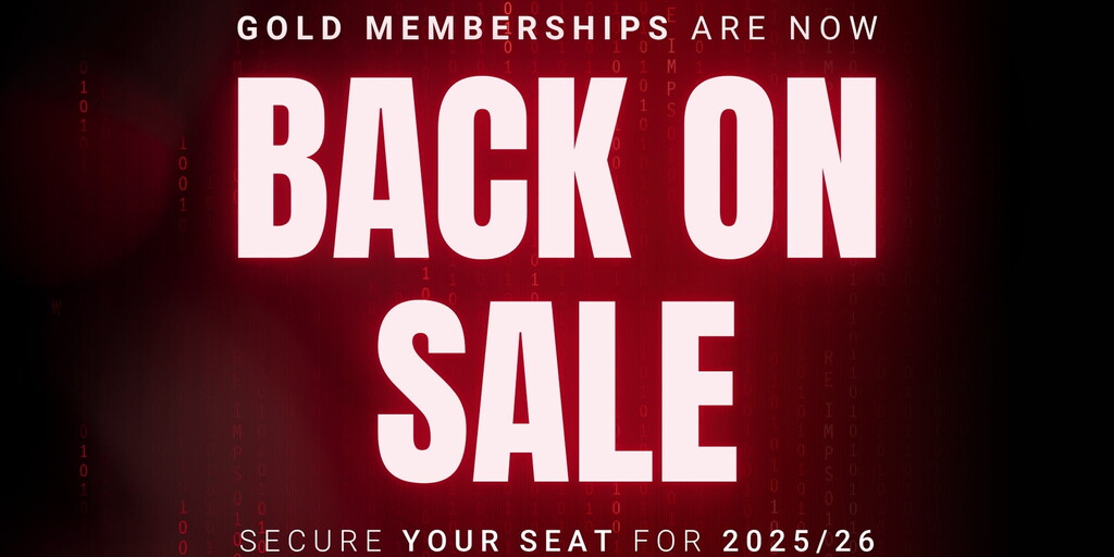 Two weeks until the season starts - Gold Memberships back on sale for ...