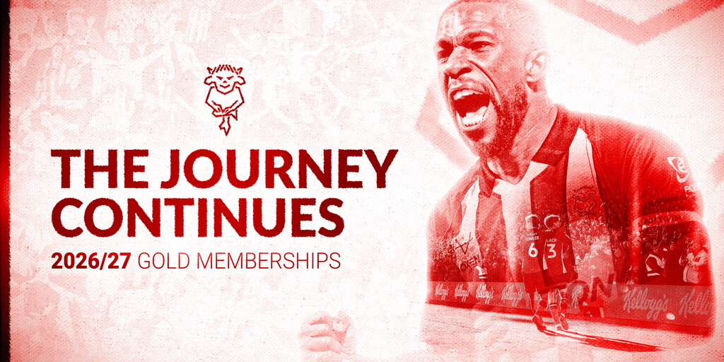 The journey continues with 2026/27 gold memberships | Lincoln City ...