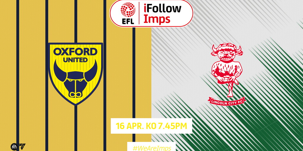 Watch Oxford United fixture on iFollow Imps | Lincoln City Football Club